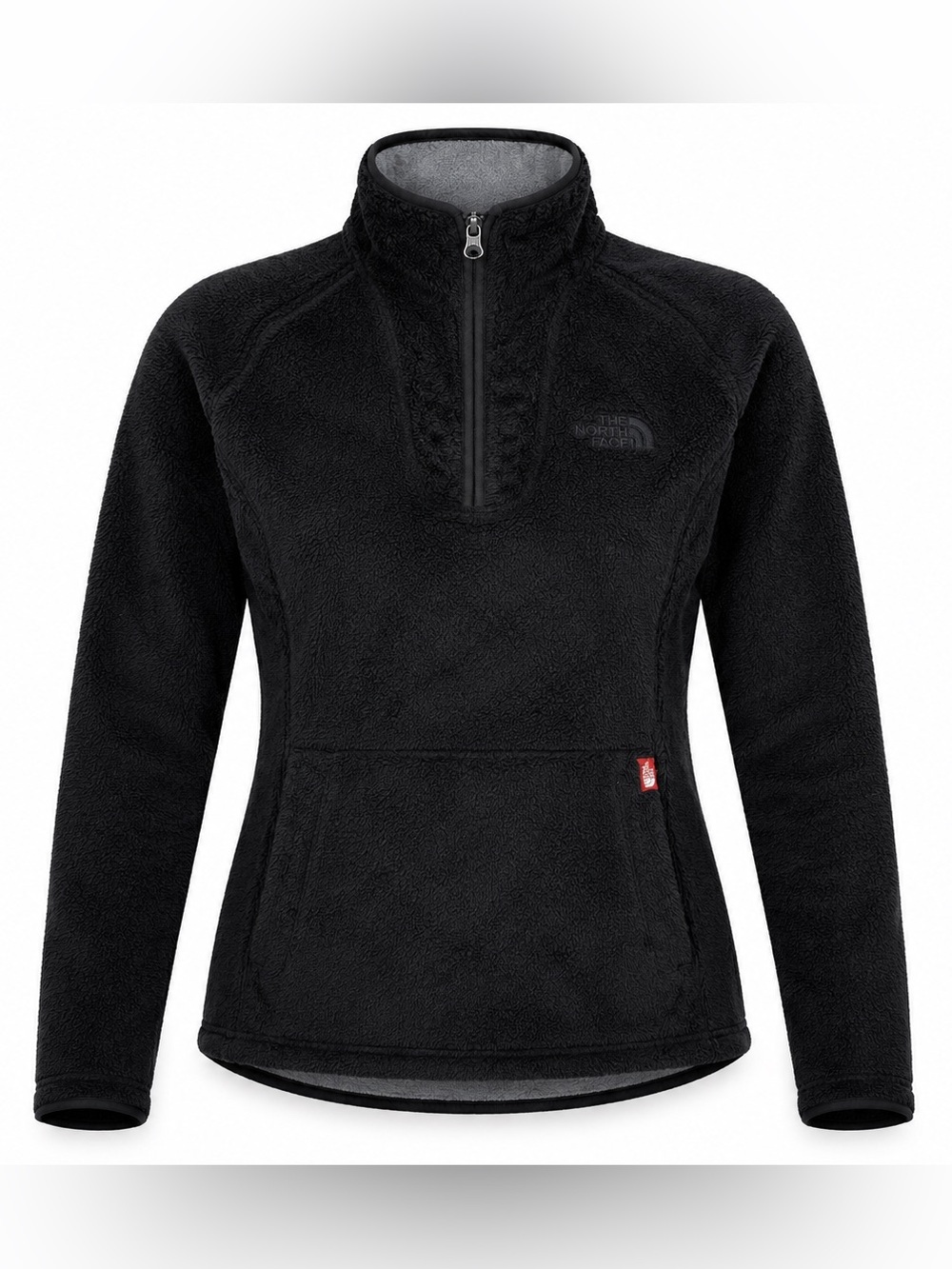 The North Face Women’s Black TKA Fleece Quarter Zip Pullover Sweater Medium M